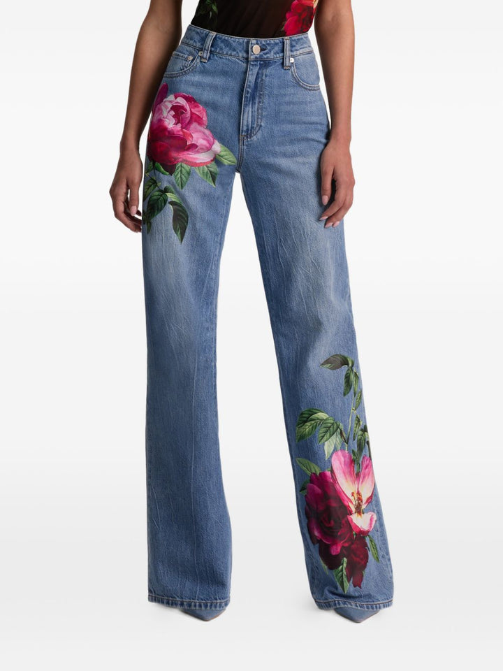 Alice + Olivia Jeans - Blue and green | af7fdebc23829ed5167f03f1faf9513e9b90ad51