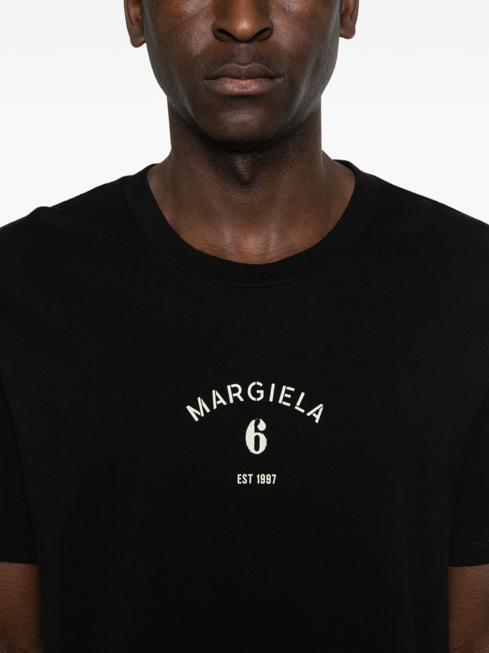 Mm6 Maison Margiela T-shirts and Polos - Blacks and greys | 0953de32c935ee9aad599ade8e26bf7bbfcf54f4