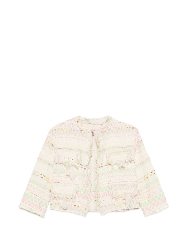 Cotton Blend Short Jacket