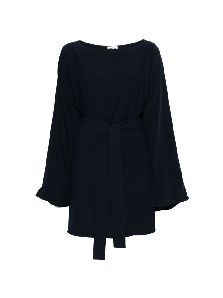 Parosh Dresses - Blue and green | bd1856a6e4c2542e9fcfb4f16d666edace625188
