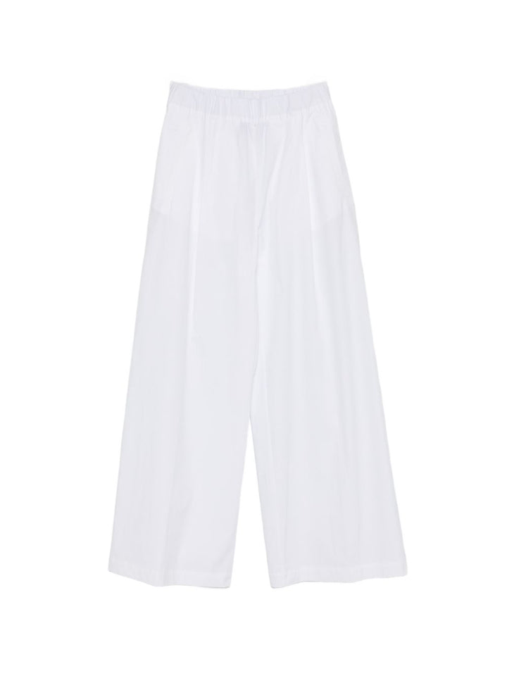 Semicouture Trousers - WHITE | a44474f040e0cfac5209a70878318d8b5dabe398