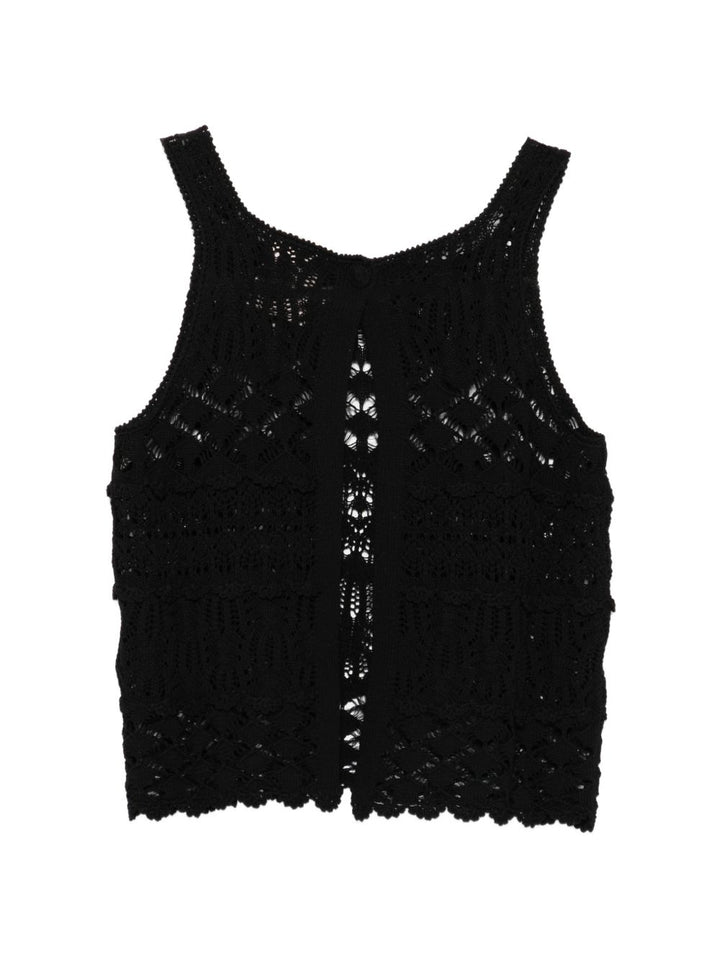 Semicouture Top - Blacks and greys | 76ddada8da4d80ff00504266d16d3d0d52e7ad51