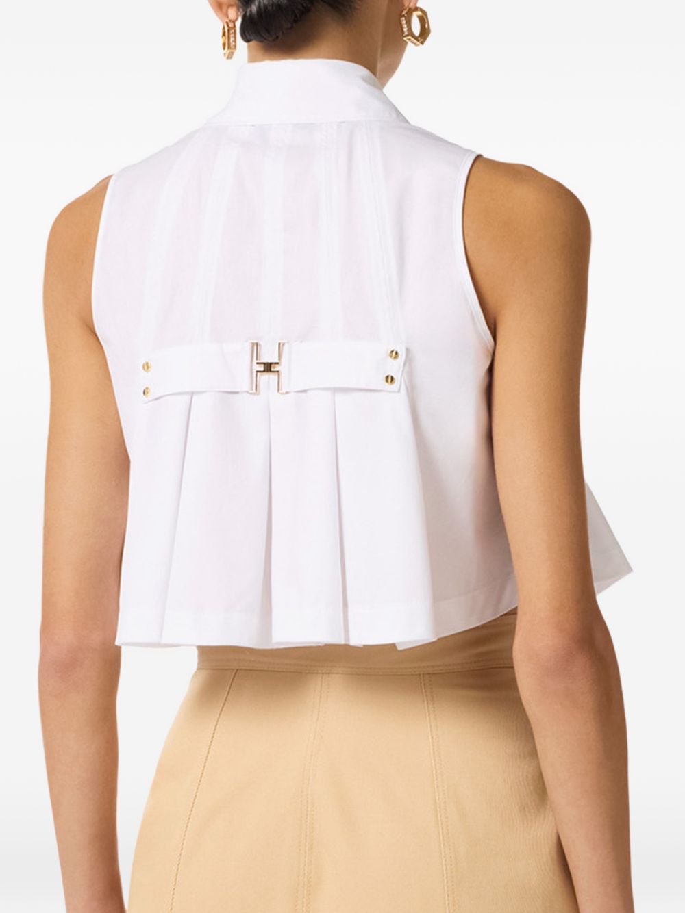 Elisabetta Franchi Shirts - Light and natural | baefae34992151317acc9fcdbf20160b3a34644f