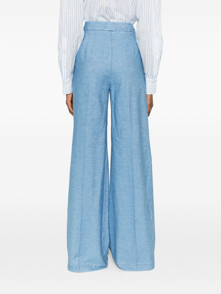 Via Masini 80 Trousers - Blu e verdi | 6841575d977d21e0058cff0b2e94fc411a3dedda