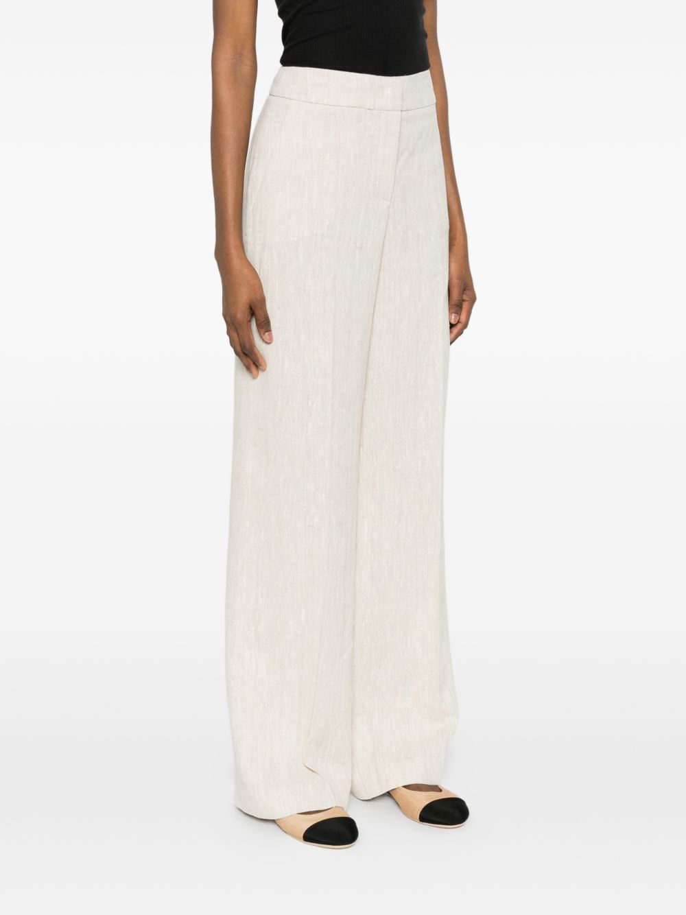 Via Masini 80 Trousers - Light and natural | 3fee4b6c1bdd34b748ec8d36615d03e309128f20