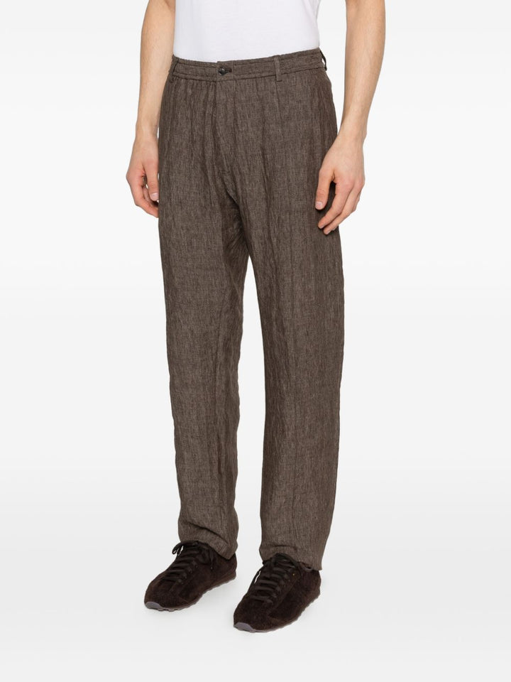 Emporio Armani Trousers - Brown | c5ce21bf9fecc9e1f3a79db3501e1cbf0e1475d6