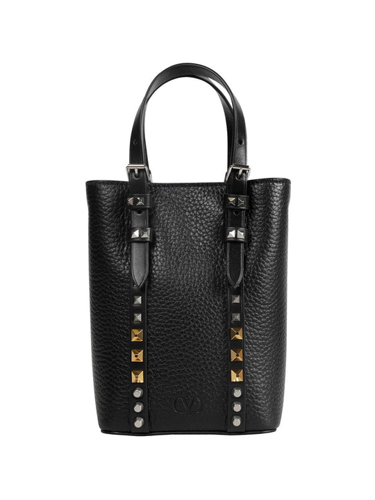 Rockstud Leather Mini Bag