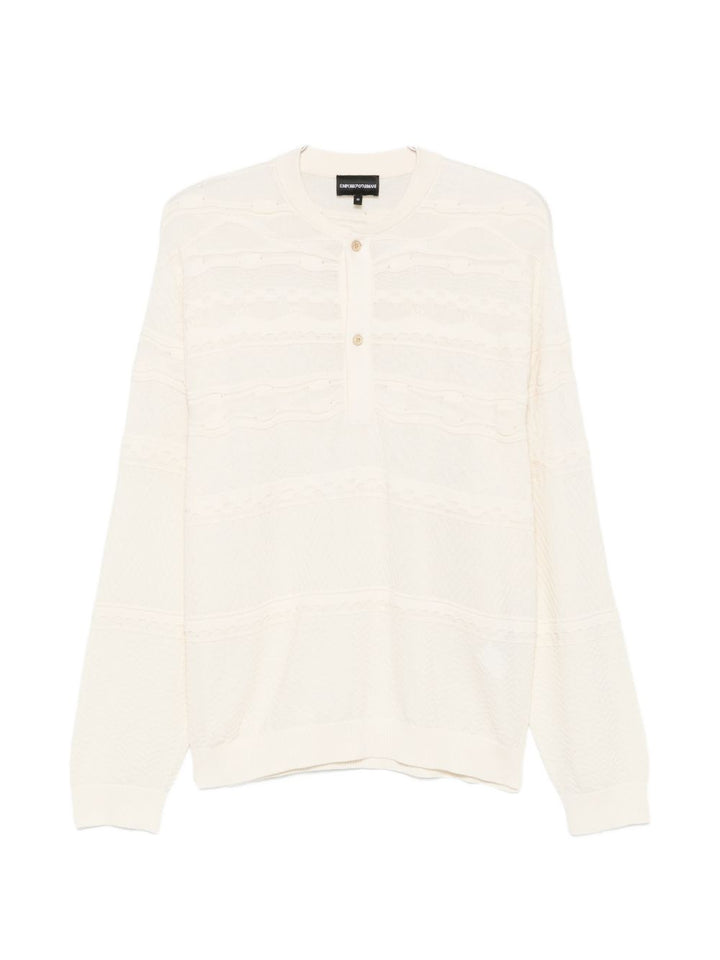 Emporio Armani Exclusive Sweaters - Light and natural | ca71c6e89a1fe9cf5999a97effc27968fe542b49