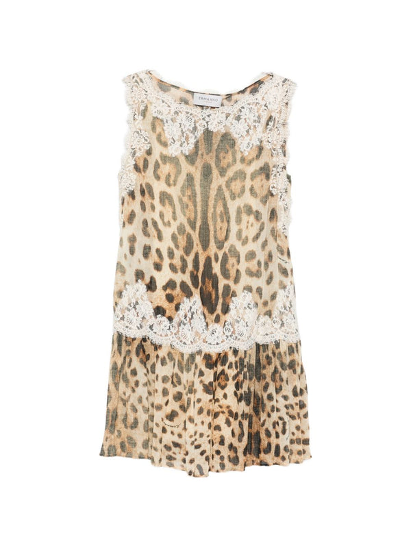 Leopard Print Mini Dress
