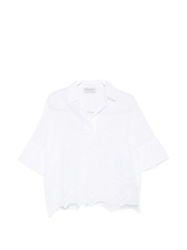 Embroidered Cotton Shirt