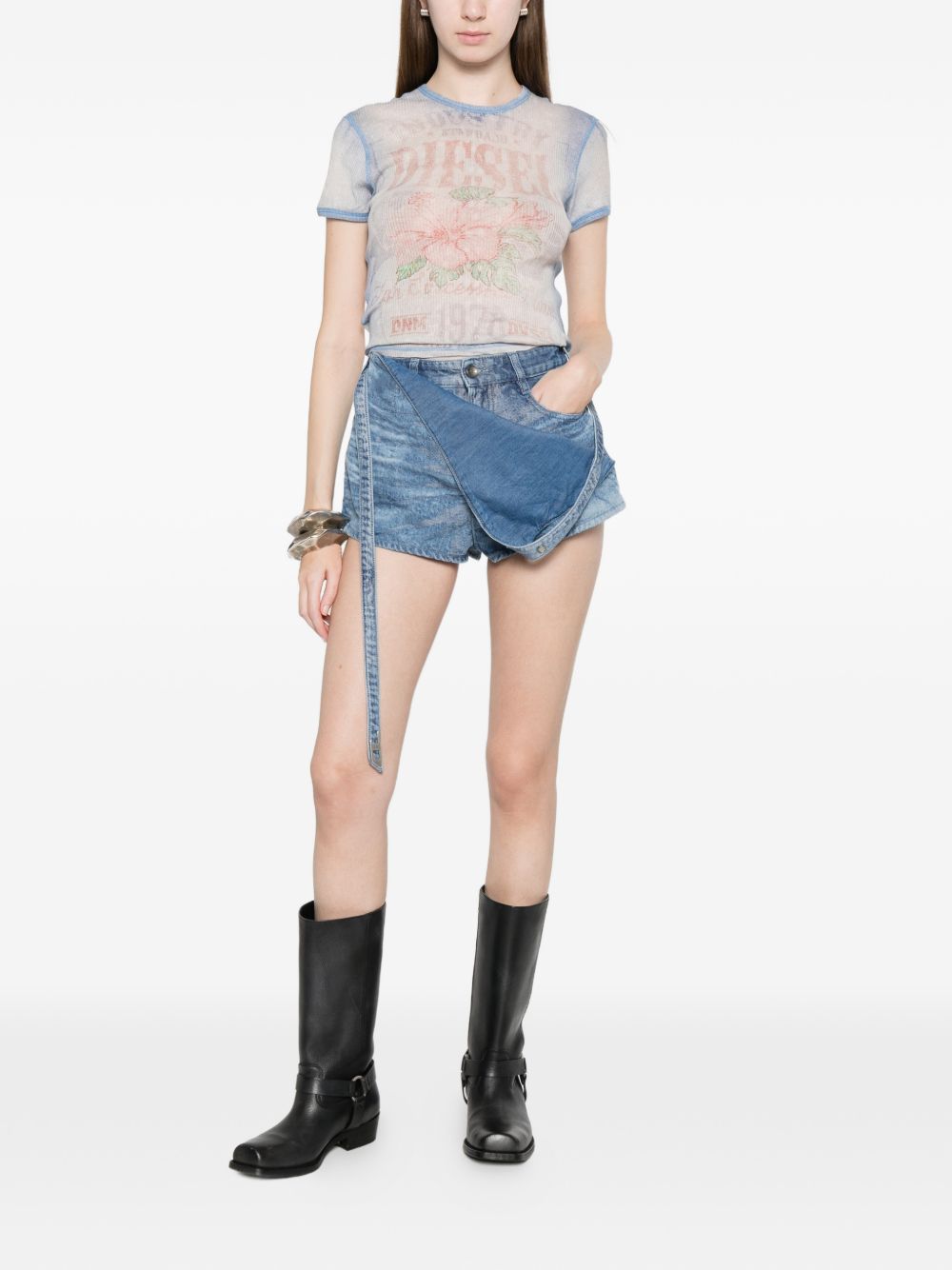 Diesel T-shirts and Polos - Blue and green | 2c63e653f10006f7a628ba68b6c8d40b82f16561
