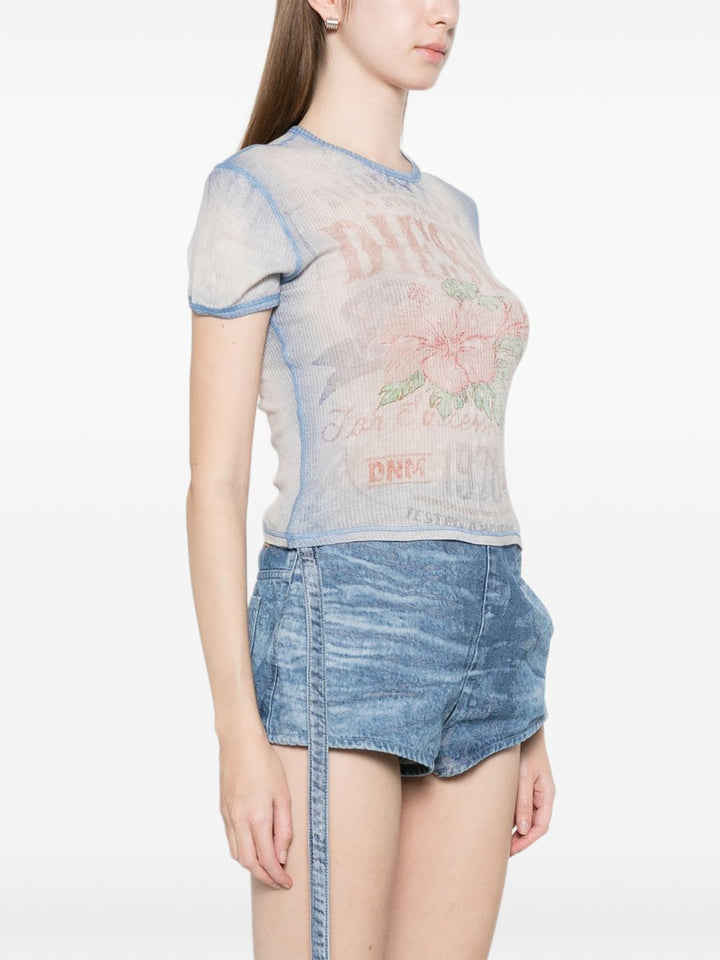 Diesel T-shirts and Polos - Blue and green | 4a44e27ac66a284f0253c955b2f449196aa5ca00