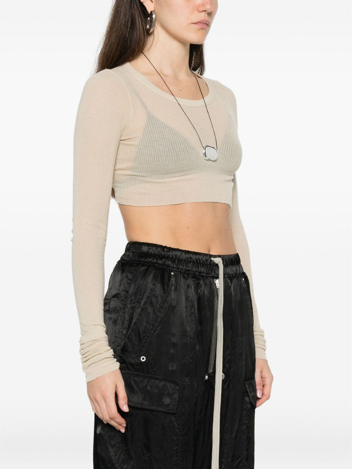 Rick Owens T-shirts and Polos - Light and natural | 4de355d43468c27656a3c322fcf55f678c60a95c