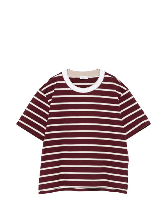 Striped Cotton T-Shirt