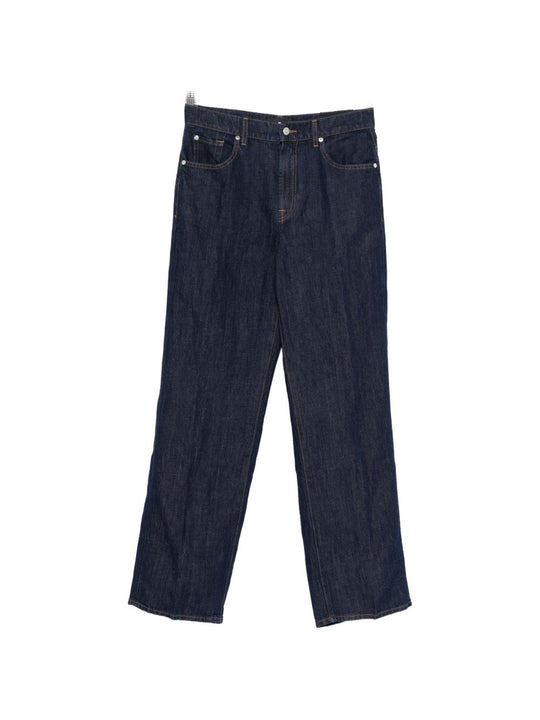 Stovepipe Straight Denim Jeans