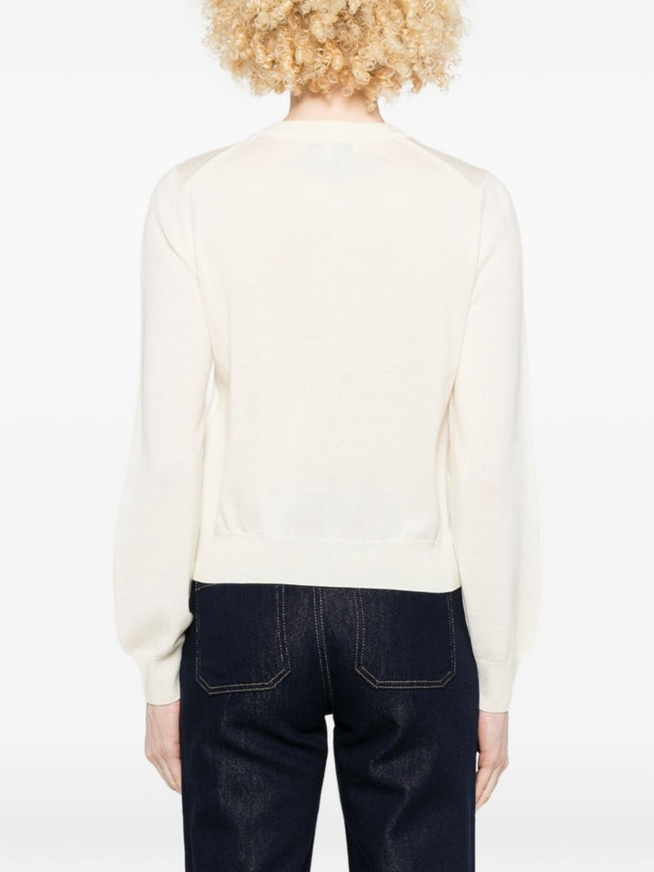 Maison Kitsune' Sweaters - Light and natural | bd923a388312f76d7643fda41924c71278068472