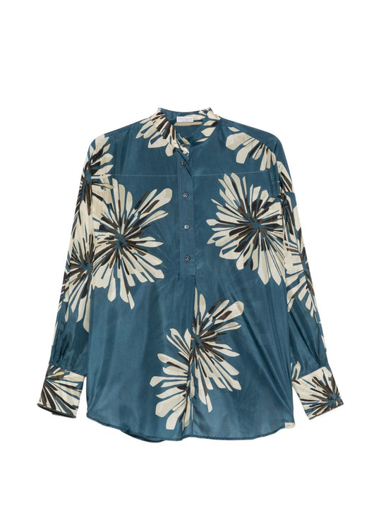 Printed Silk Shirt