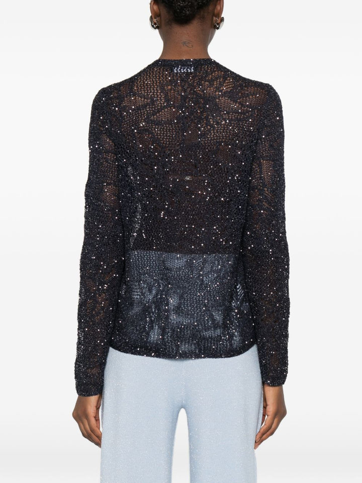 Fabiana Filippi Sweaters - Blue and green | 98344099b494b4cb9a32c4d361a73fd8d3a58477