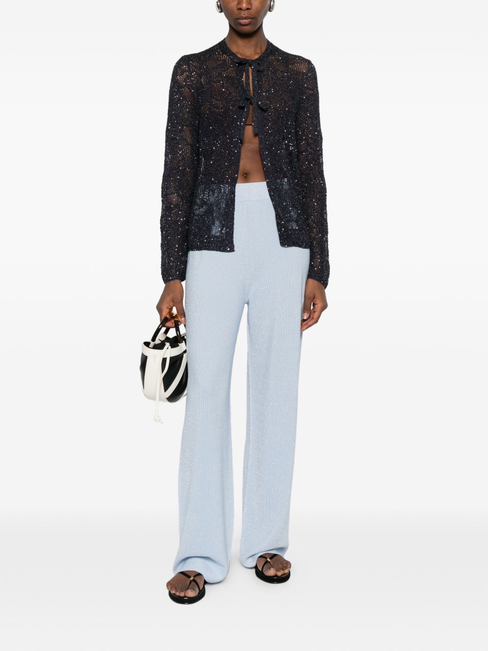 Fabiana Filippi Sweaters - Blue and green | 2c44537b47168215706711ad24650a488e67adad