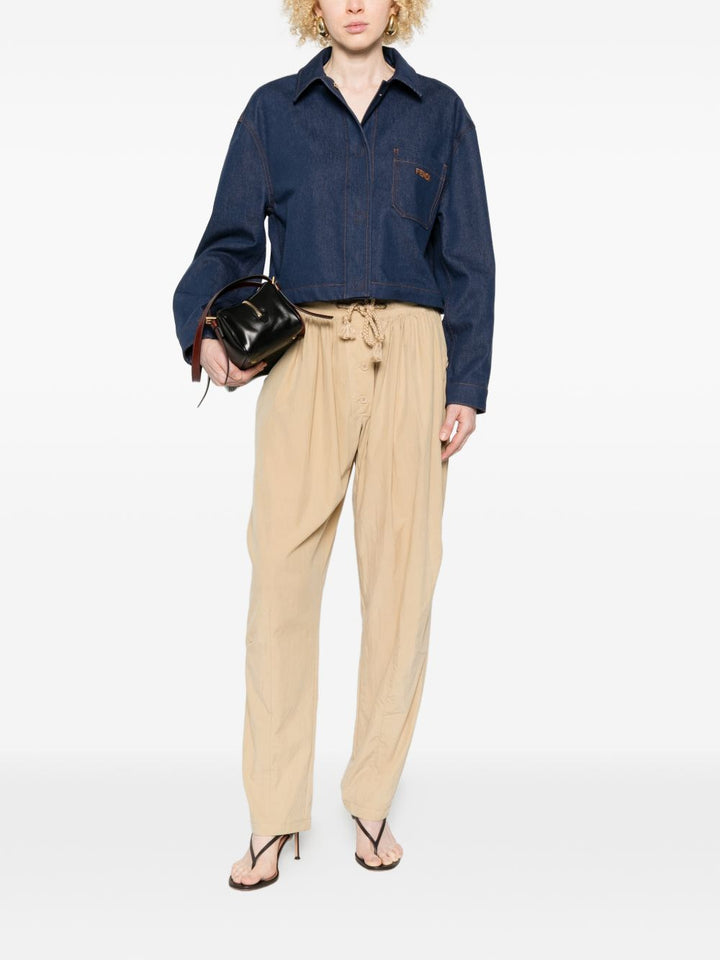 Fendi Coats - Blue and green | ed9370ef81c822d72cf56df9d70ed6a7dd13b106