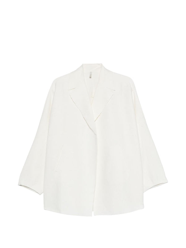 Cotton And Linen Long Blazer
