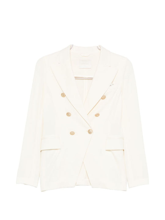 Cotton Double-Breasted Jacket