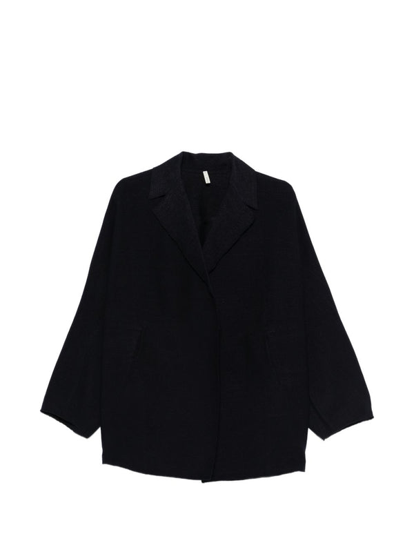 Cotton And Linen Long Blazer