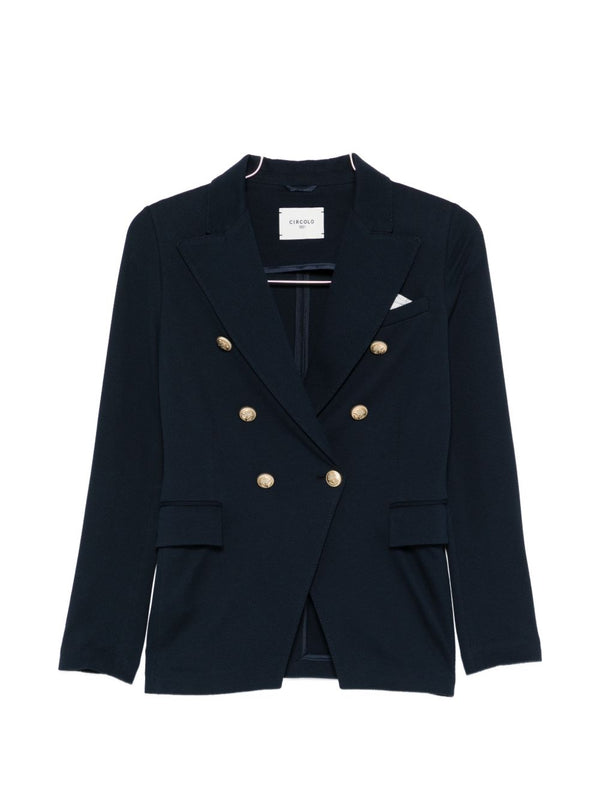 Cotton Double-Breasted Jacket
