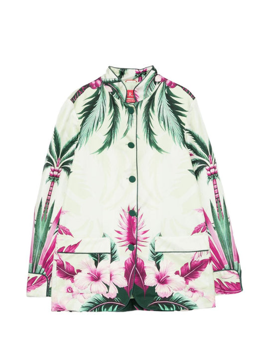 Printed Silk Jacket