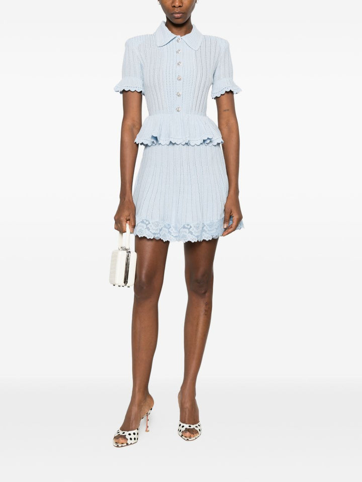 Self-Portrait Dresses - Blue and green | 970773b08013ed1b3c28f9919d9412750d2d8097