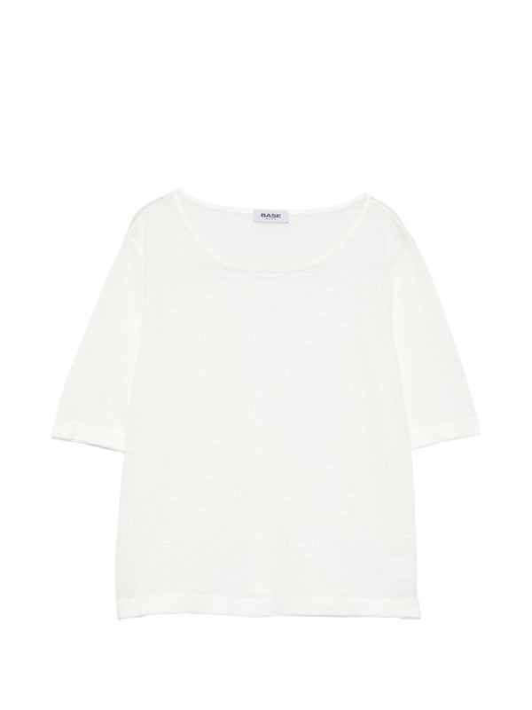 Linen And Cotton Blend Sweater