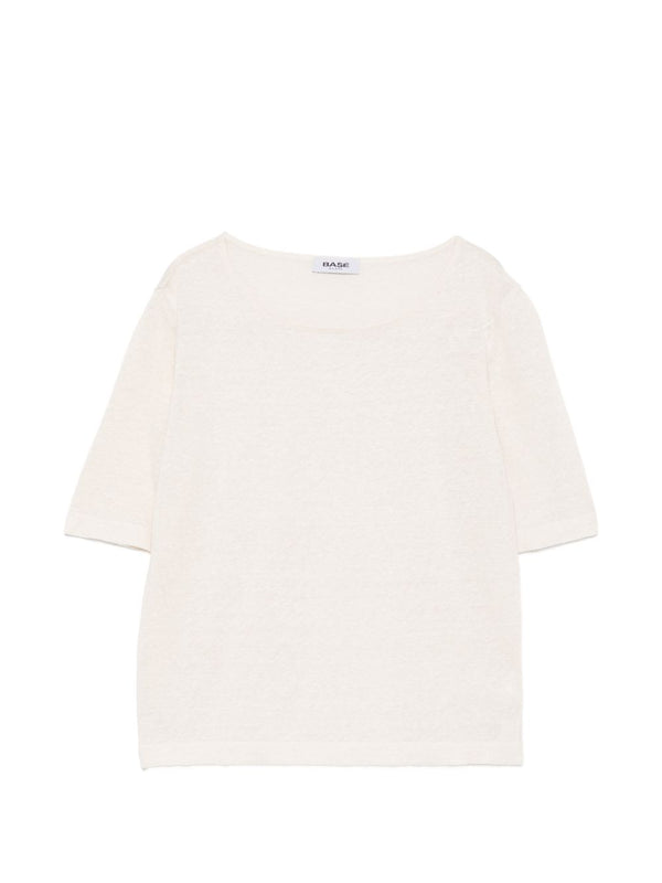 Linen And Cotton Blend Sweater