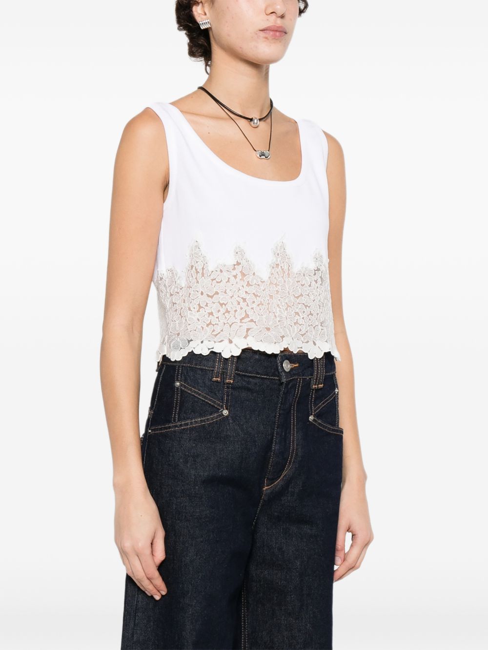 Ermanno Scervino Top - WHITE | f8d5c7beb1ff09b29d61523b66df3fdb2de58328