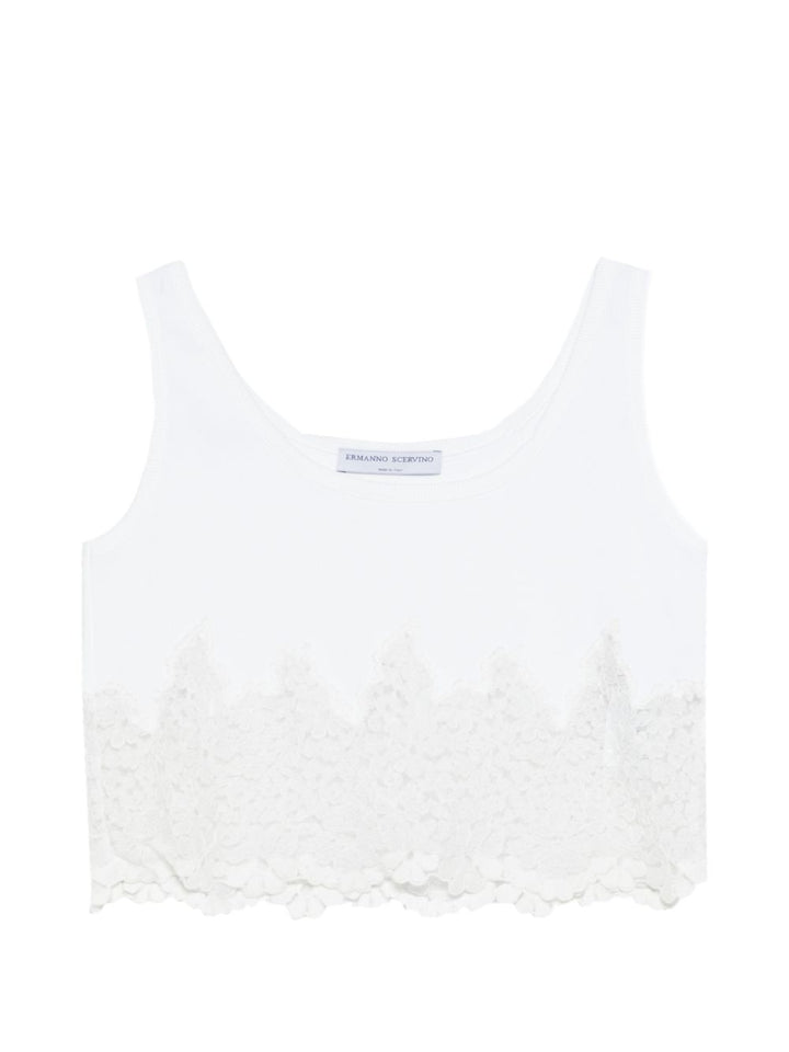 Ermanno Scervino Top - WHITE | c3dbf707eb893e6519cd05aa1a6db2020da035fc