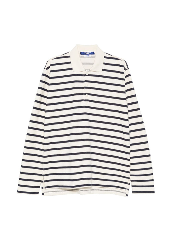 Striped Cotton Polo Shirt