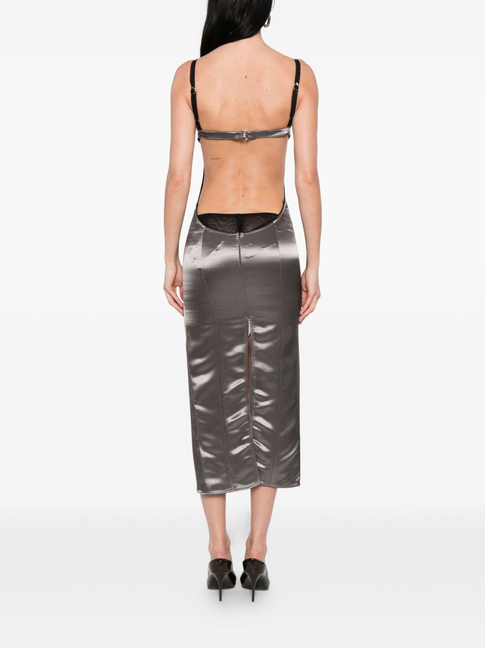 The Attico Fashion Dresses - Blacks and greys | 13c23867401e4f209782b35bb5ced4617ffe17ec