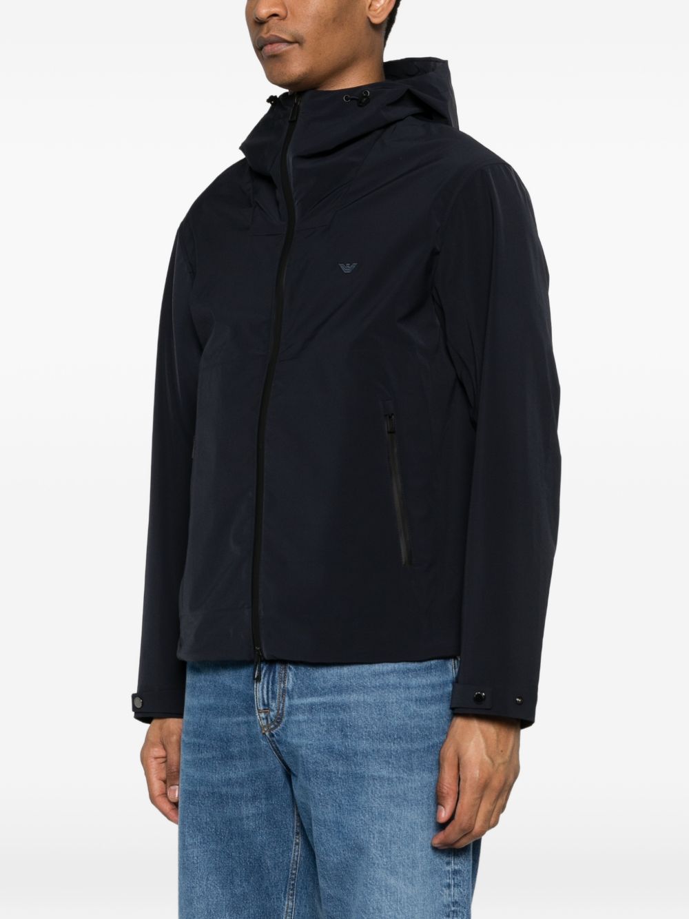 Emporio Armani Coats - Blue and green | 7ee836f611d4515b6e361c85177160523b27d7ef