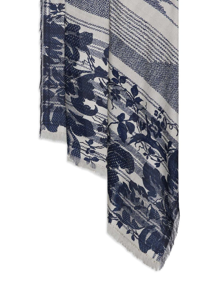 Pierre Louis Mascia Scarfs - Blue and green | 8569b1cd20c026dee1709590da62d536cca4b95a