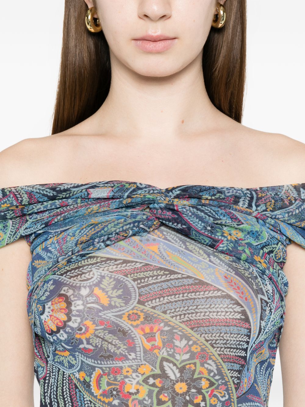 Etro Top - Blue and green | 8e1972e06b15a94a8b8bebb11e8abc118c8dcd17