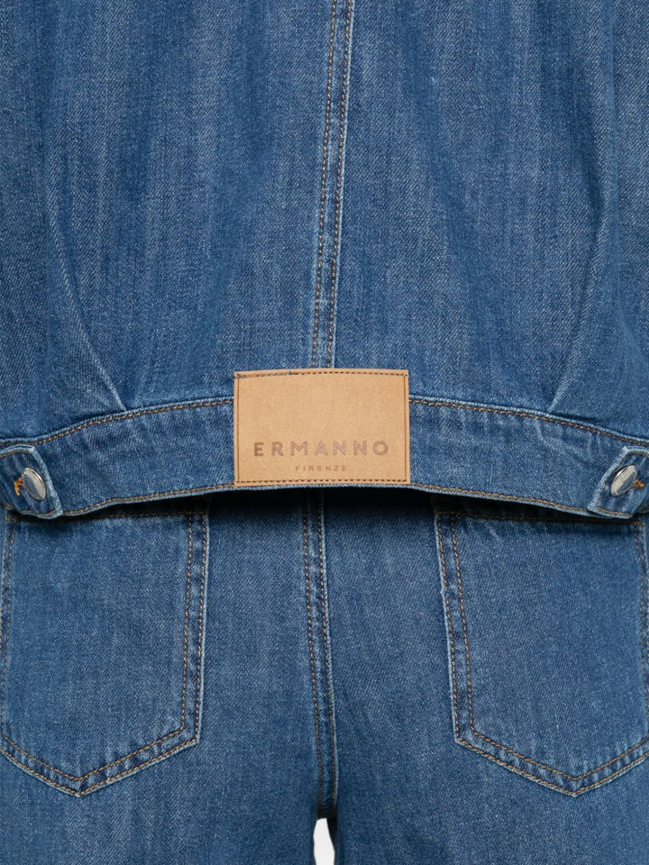 Ermanno Firenze Coats - Blue and green | d96b37cadbb41bfaa052bff33fd4bd715666dc1e