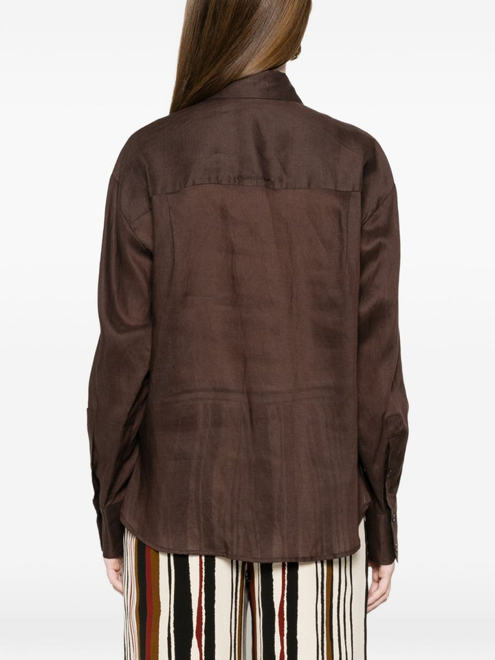 Ermanno Firenze Shirts - Brown | bf0a595bc057ceb949f8488309a74f54bc0d97d6