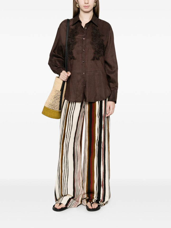 Ermanno Firenze Shirts - Brown | 6d5acb84a40e564dbca52d5980f832dd9c7e482a