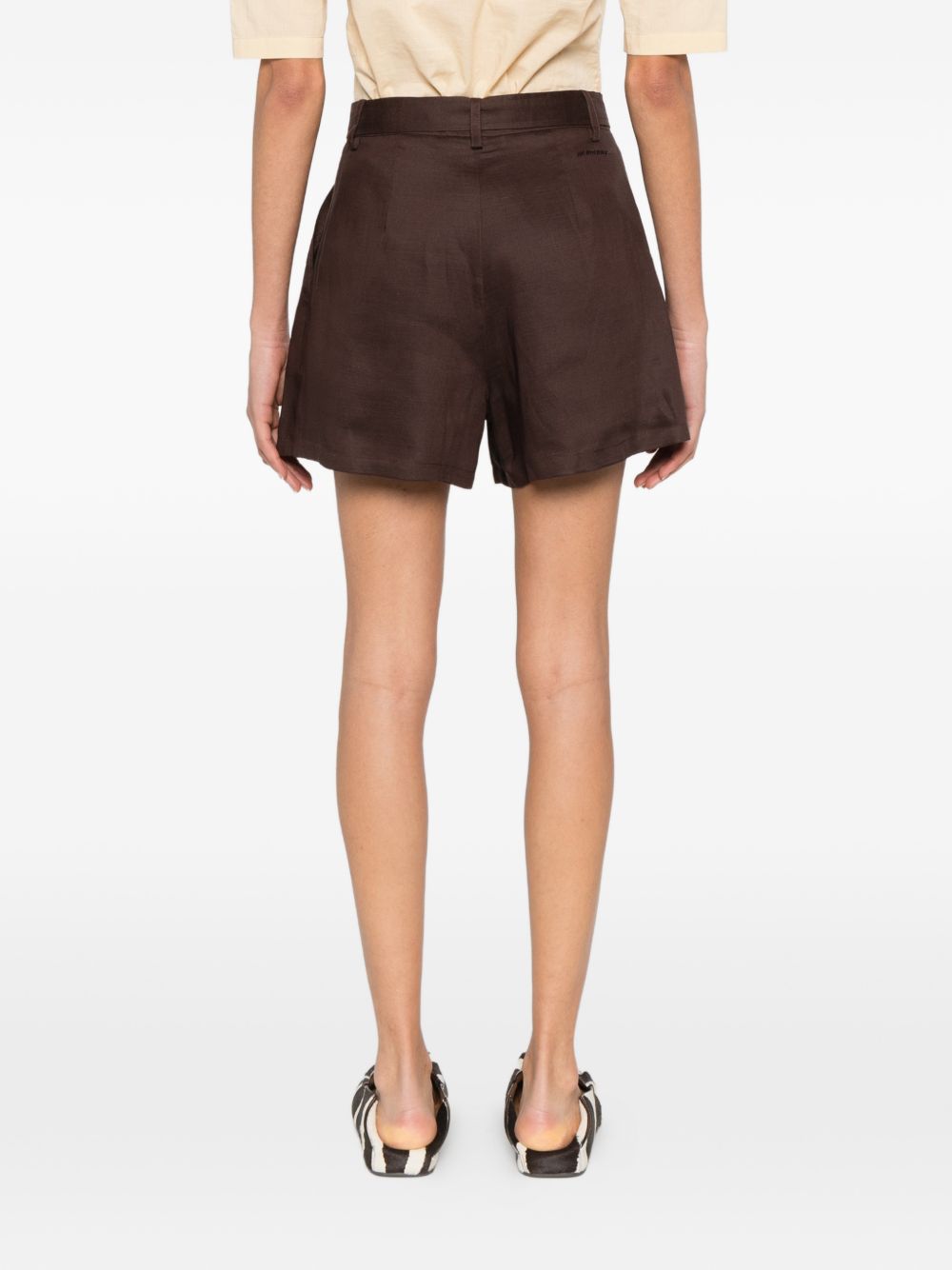 Ermanno Firenze Shorts - Brown | 47a8cc69473a94f8a605c3a30a7b5562ff36c354
