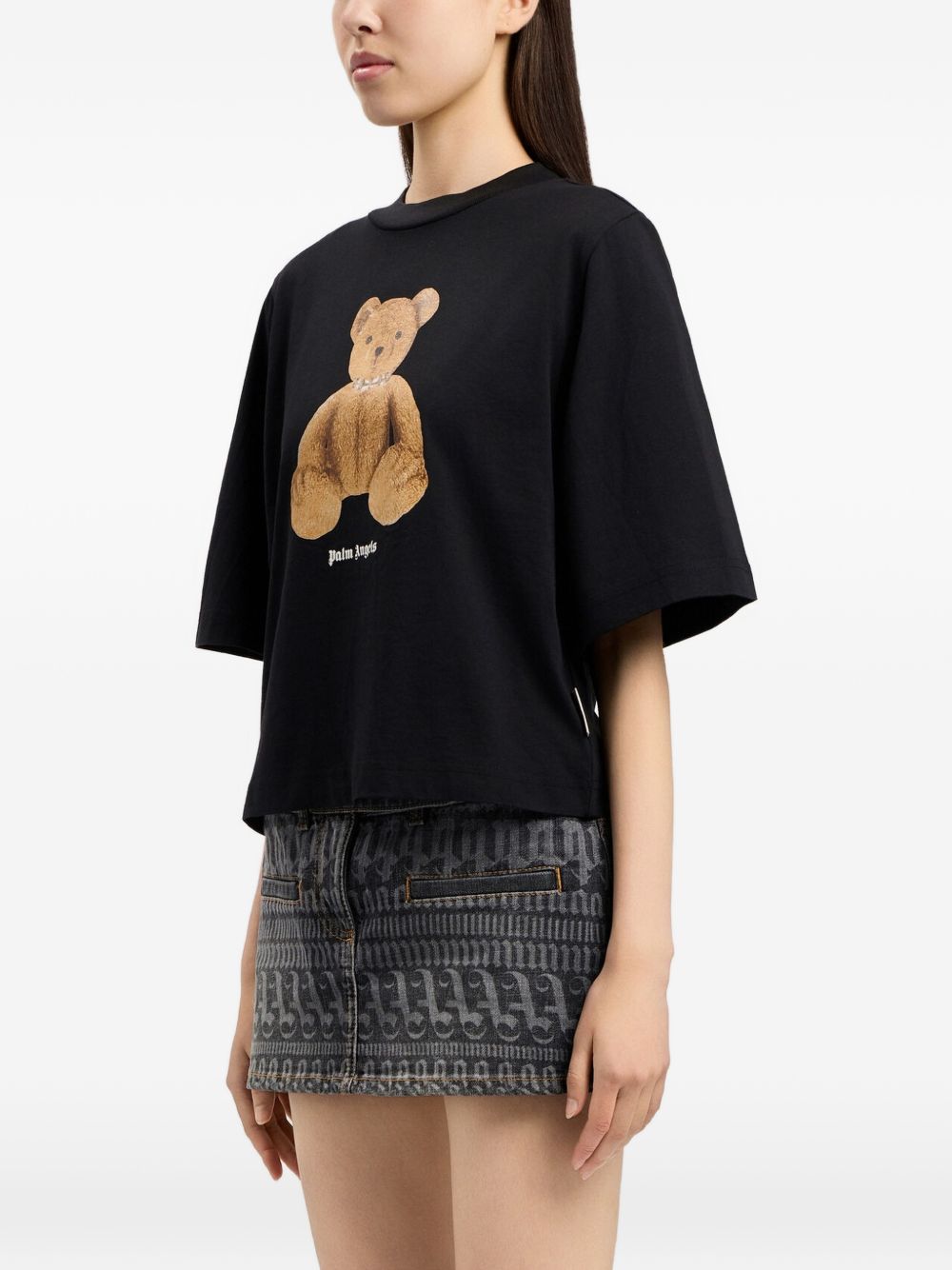 Palm Angels T-shirts and Polos - Neri e Grigi | 1c2f9831b08292a1578a0945c5a5c02a66fcce8a