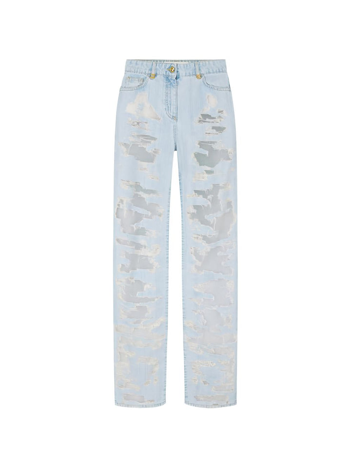 Elisabetta Franchi Jeans - Blue and green | 36fec753dbe09d32da9549a5ae2edf0a24649ad5