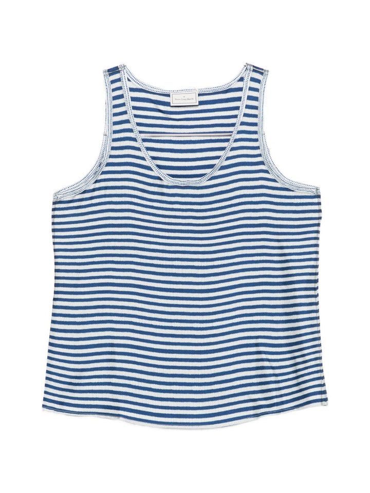 Pierre Louis Mascia Top - Blu e verdi | 67388a9f26ced926789ad84e9eb7eeccad432057