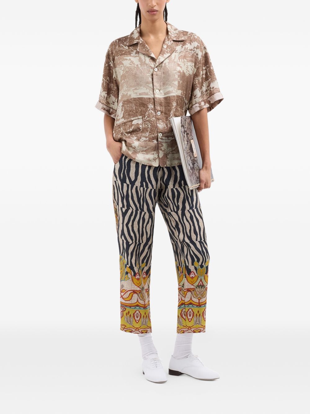 Pierre Louis Mascia Trousers - Vivaci | 16255e2eb1ef8c442d0f72c7847663cbf05620dc