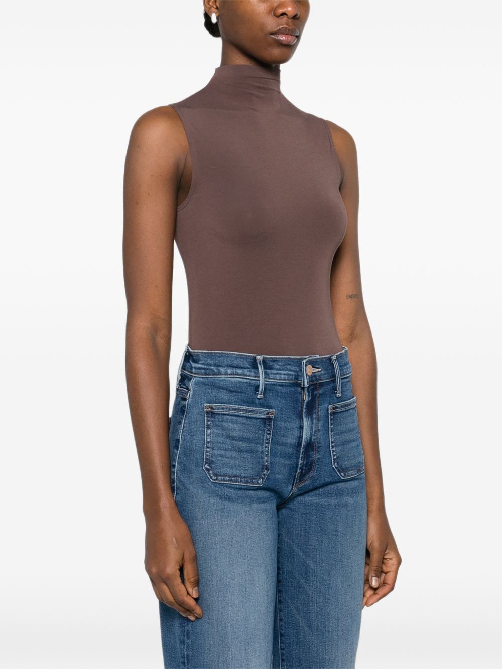 Wolford Top - Brown | a8ca48926bedae33eab7cb76ee454240a1fa327a