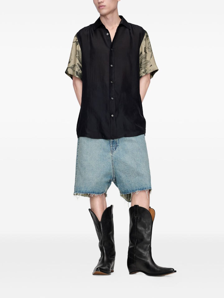Maison Margiela Shorts - Blu e verdi | 14585cd41b03ce1d8187a5c50bbda6d93cbcd1d8
