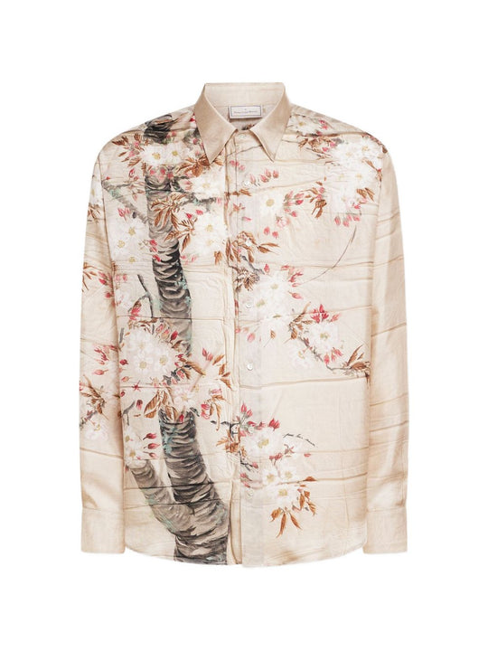 Printed Silk Shirt